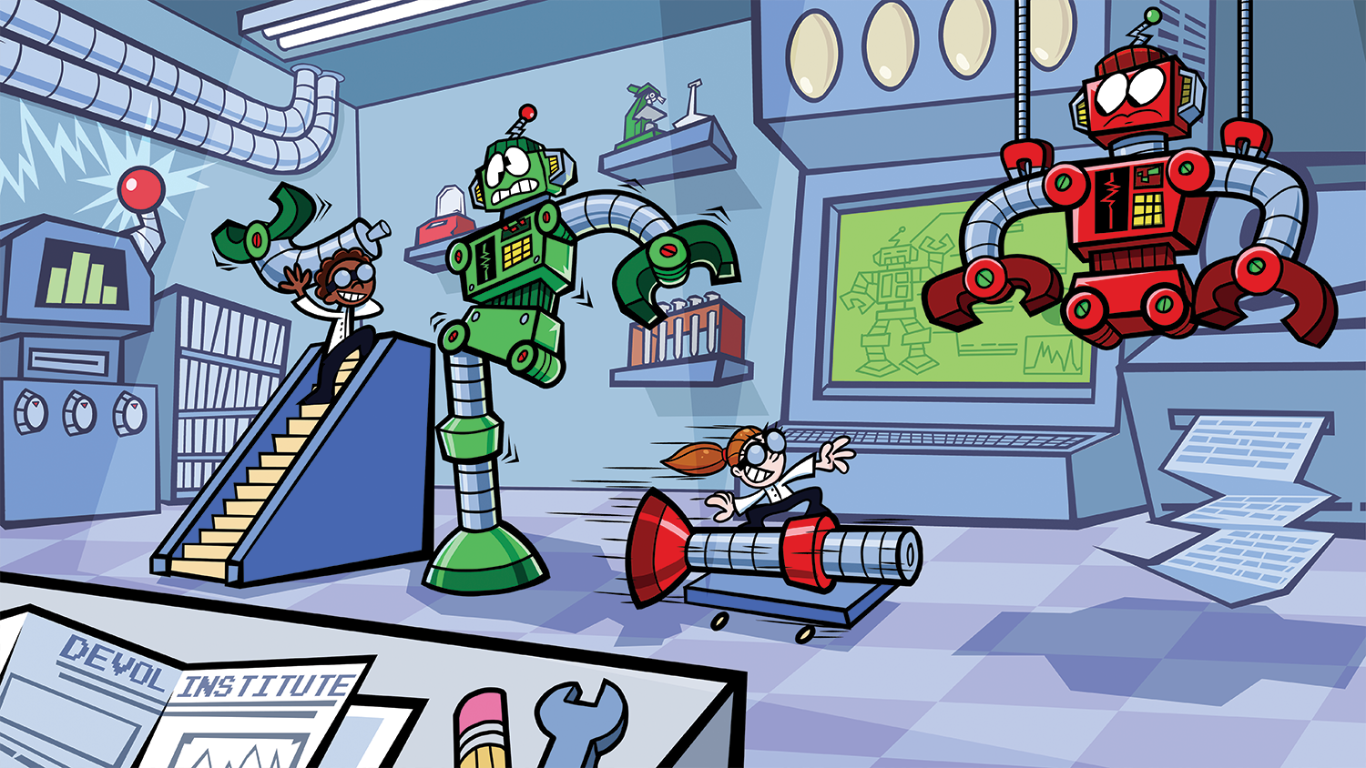 Игры строить робота. Игра про роботов. Игра про роботов для детей. Комната робота. Игра про маленького робота.