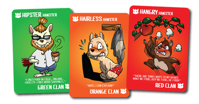 Gyrating Hamsters cards