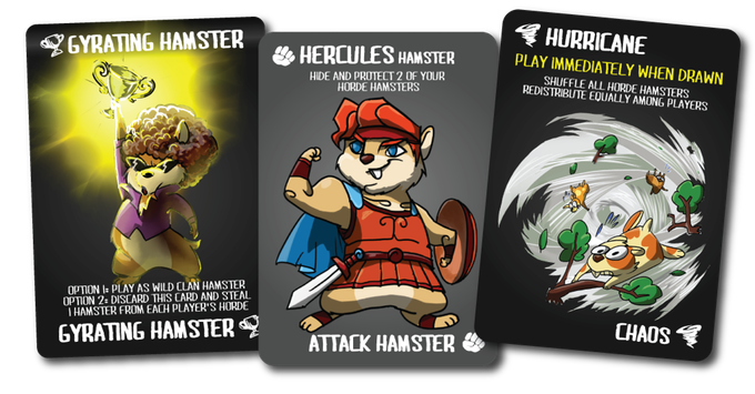 Gyrating Hamsters cards