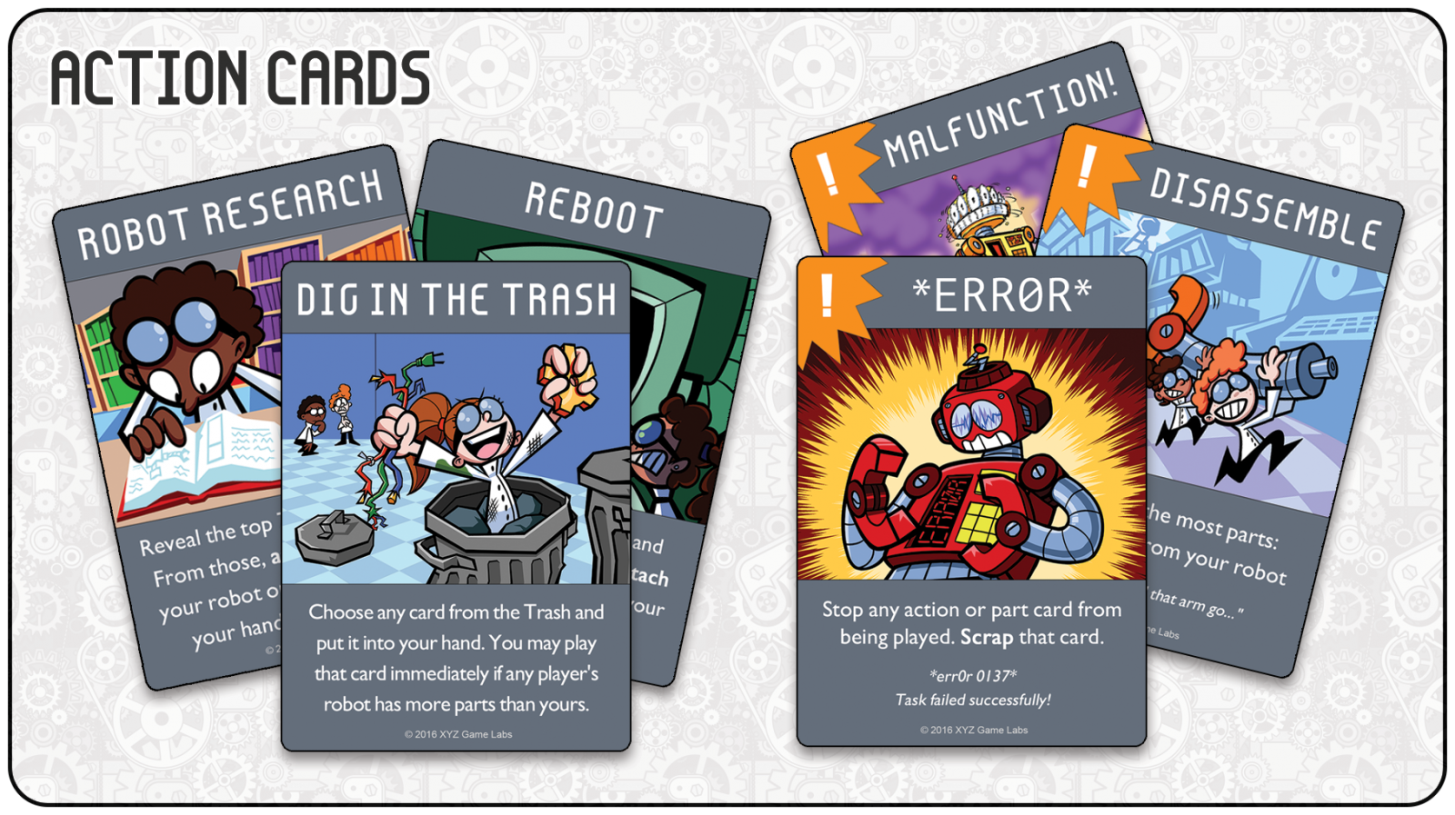 RobotLab action cards