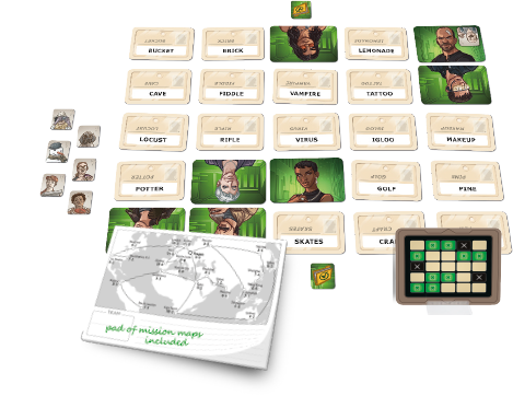 Codenames Duet Components