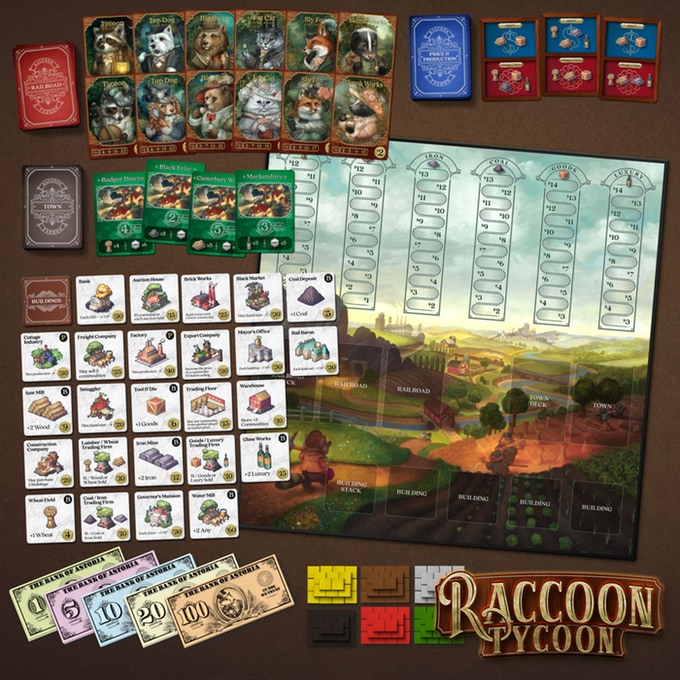 Raccoon Tycoon components