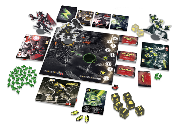 King of Tokyo: Dark Edition Components