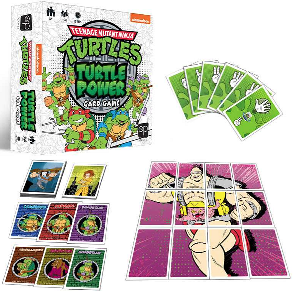 Teenage Mutant Ninja Turtles: Turtle Power Card Game Components