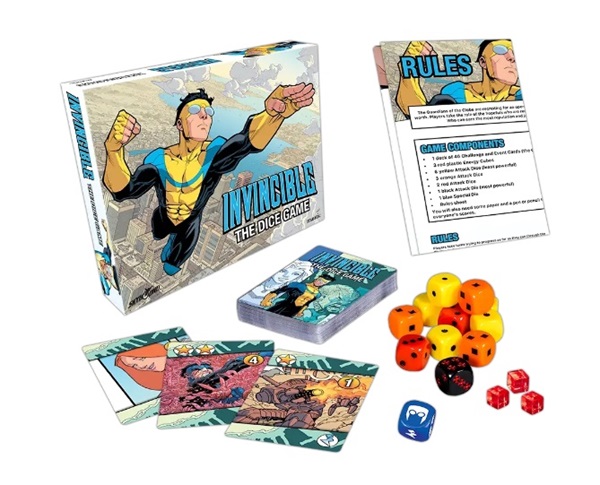 Invincible: The Dice Game Components