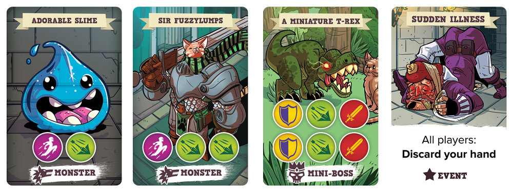 5 Minute Dungeon cards