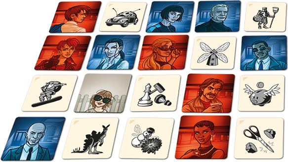 Codenames: Pictures Components