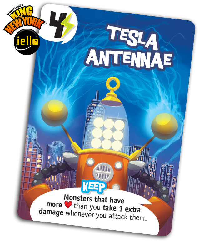 King of New York: Tesla Antennae Card