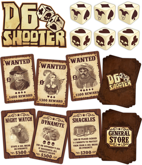 D6 Shooter Components