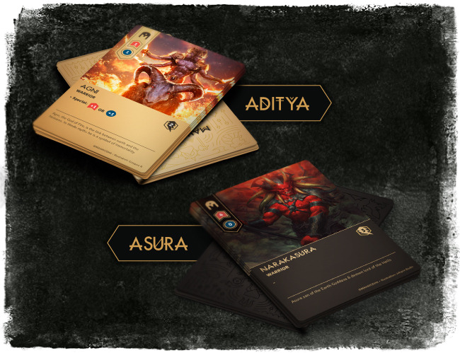 Maha Yodha cards (image courtesy Leprechaun Games)