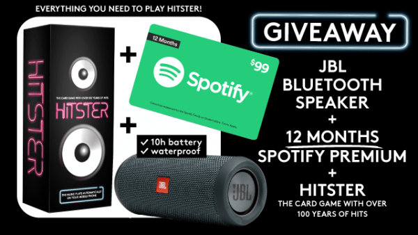 HITSTER Preview & Giveaway: Win Spotify Premium & JBL Bluetooth Speaker